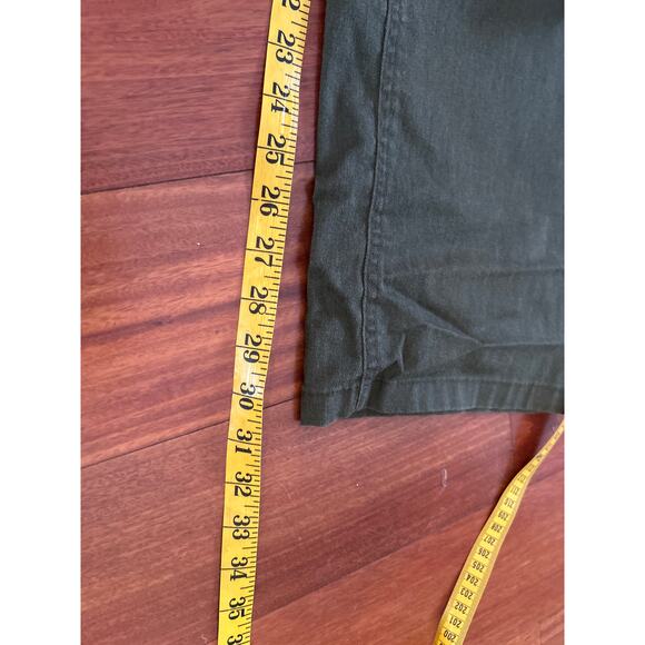 Dickies Girl Army Green Wide Leg Chino Pants - Picture 6 of 8